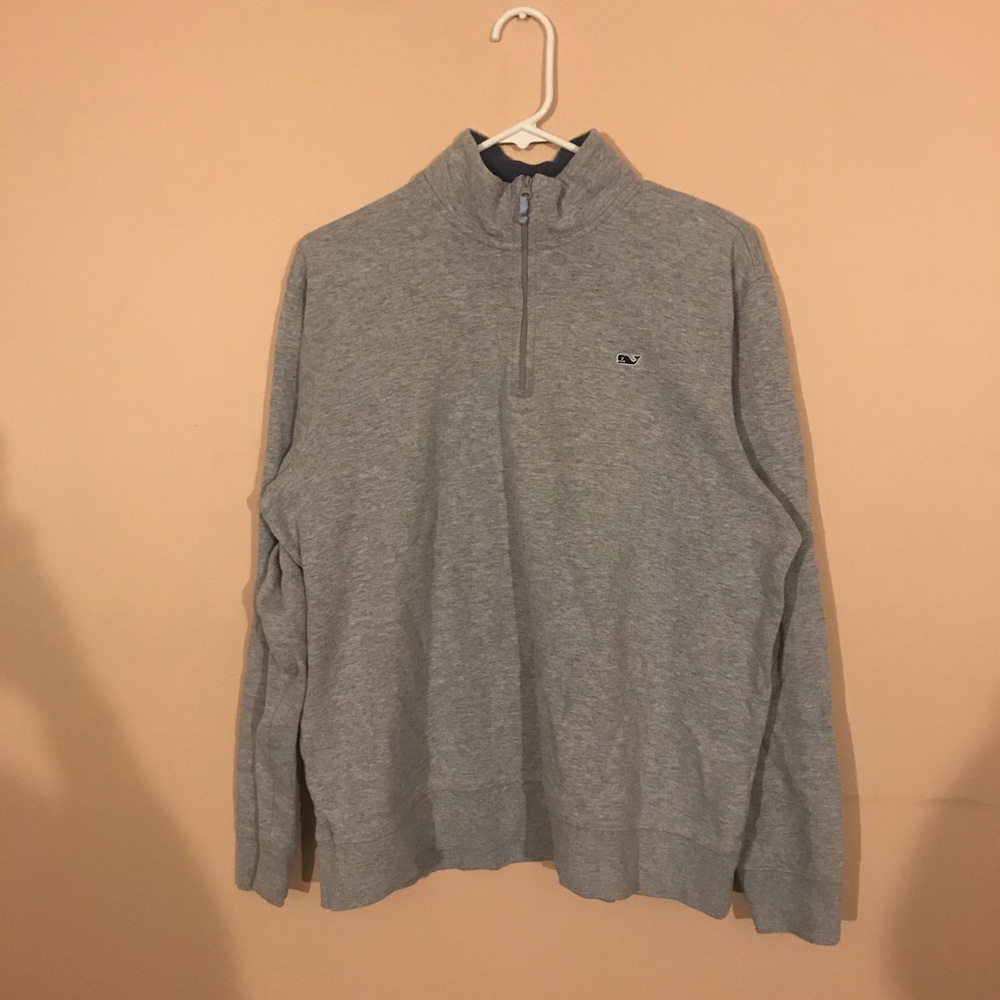 Grey Vineyard Vines Quarter Zip